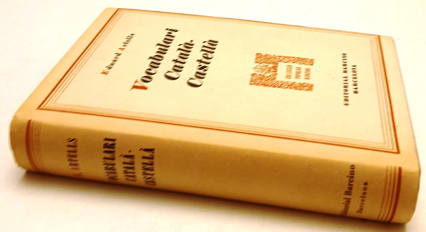 LZ- VOCABULARI CATALA'-CASTELLA' - EDUARD ARTELLS - BARCINO --- 1999- CS- YFS664