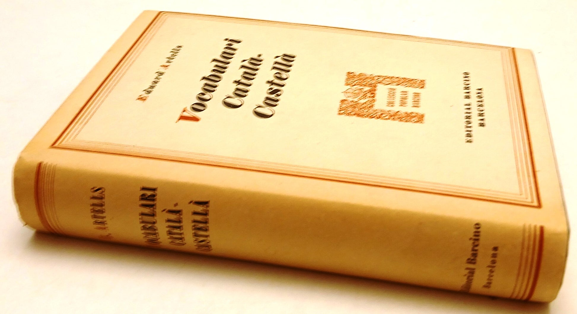 LZ- VOCABULARI CATALA'-CASTELLA' - EDUARD ARTELLS - BARCINO --- 1999- CS- YFS664