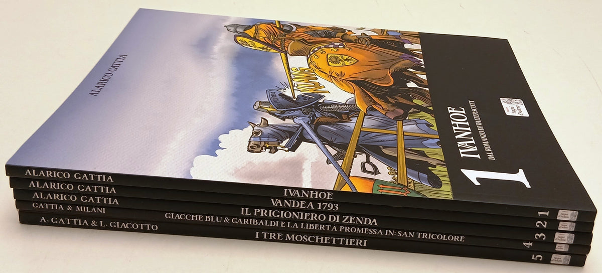 L'arte di Alarico Gattia 1/5 Ivanhoe Vandea Zenda - Segni d'Autore - L26