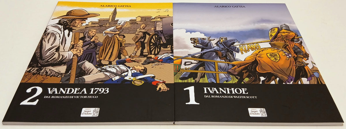 L'arte di Alarico Gattia 1/5 Ivanhoe Vandea Zenda - Segni d'Autore - L26