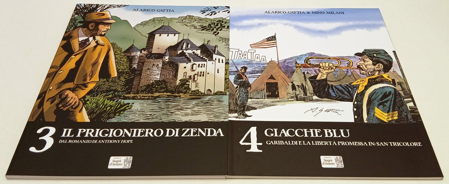 L'arte di Alarico Gattia 1/5 Ivanhoe Vandea Zenda - Segni d'Autore - stampa- B26