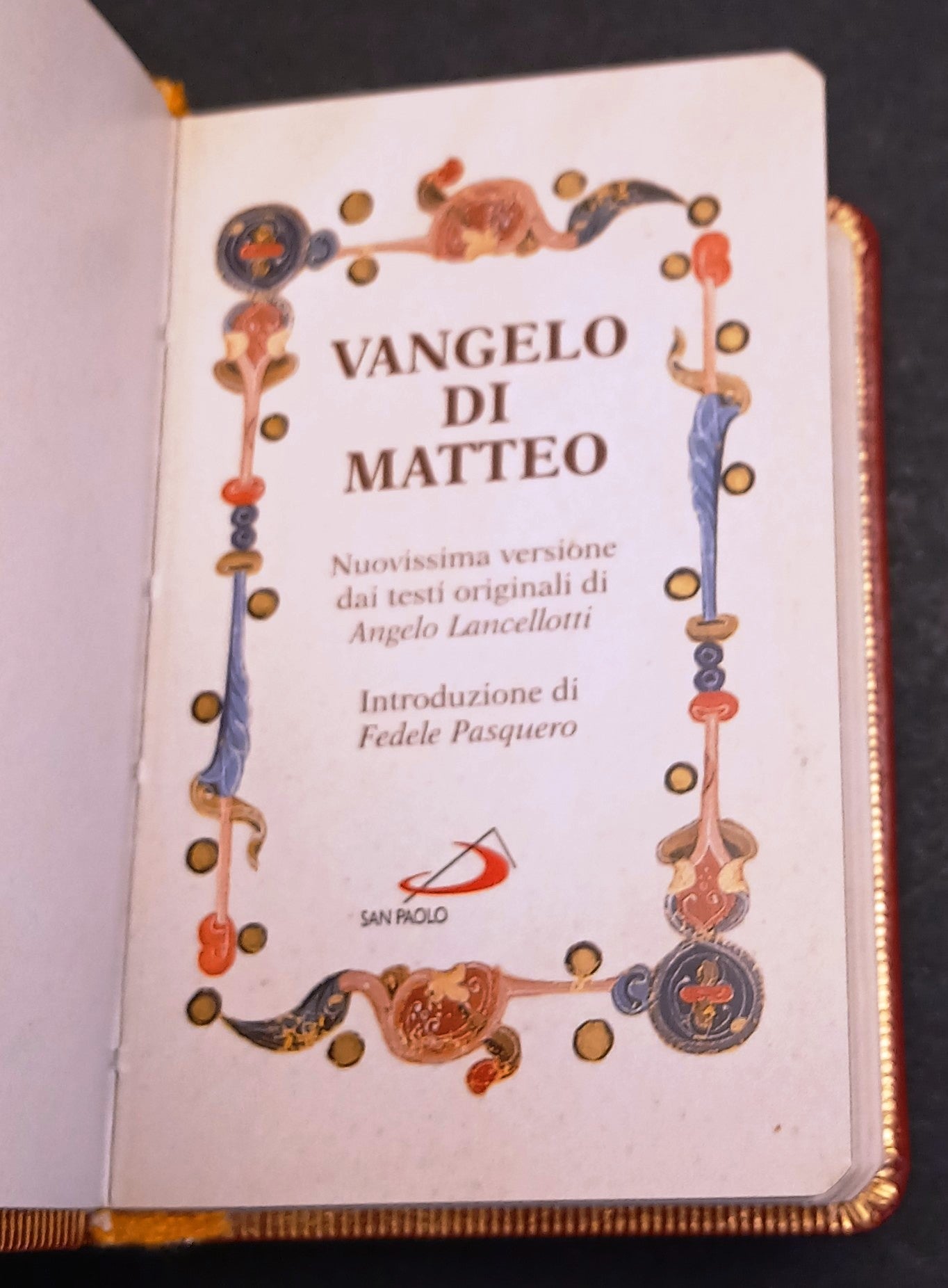 Vangelo di Matteo - Angelo Lancellotti - Edizioni Paoline - 2000 - LCH17