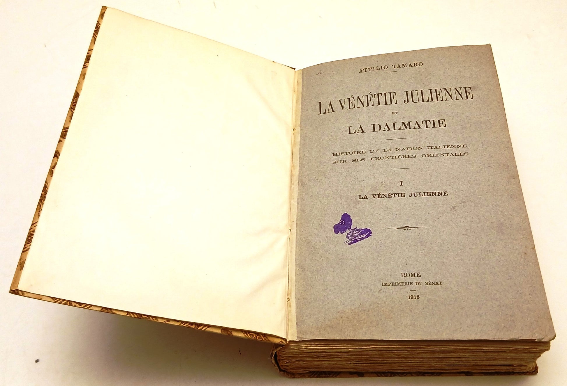 La Venetie Julienne et la Dalmatie 3 volumi- Attilio Tamaro- in francese- BLCP27
