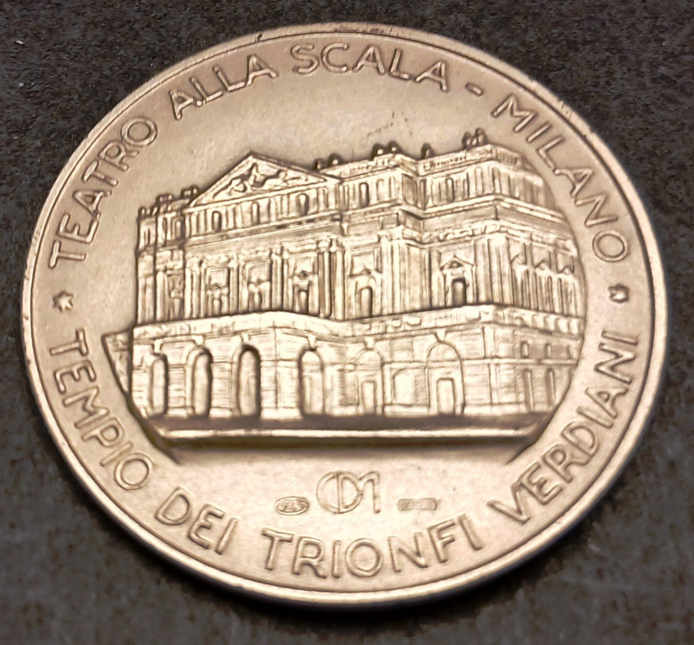 CB- Medaglia Giuseppe Verdi 1901-1981 centenario morte - argento - GTTS180