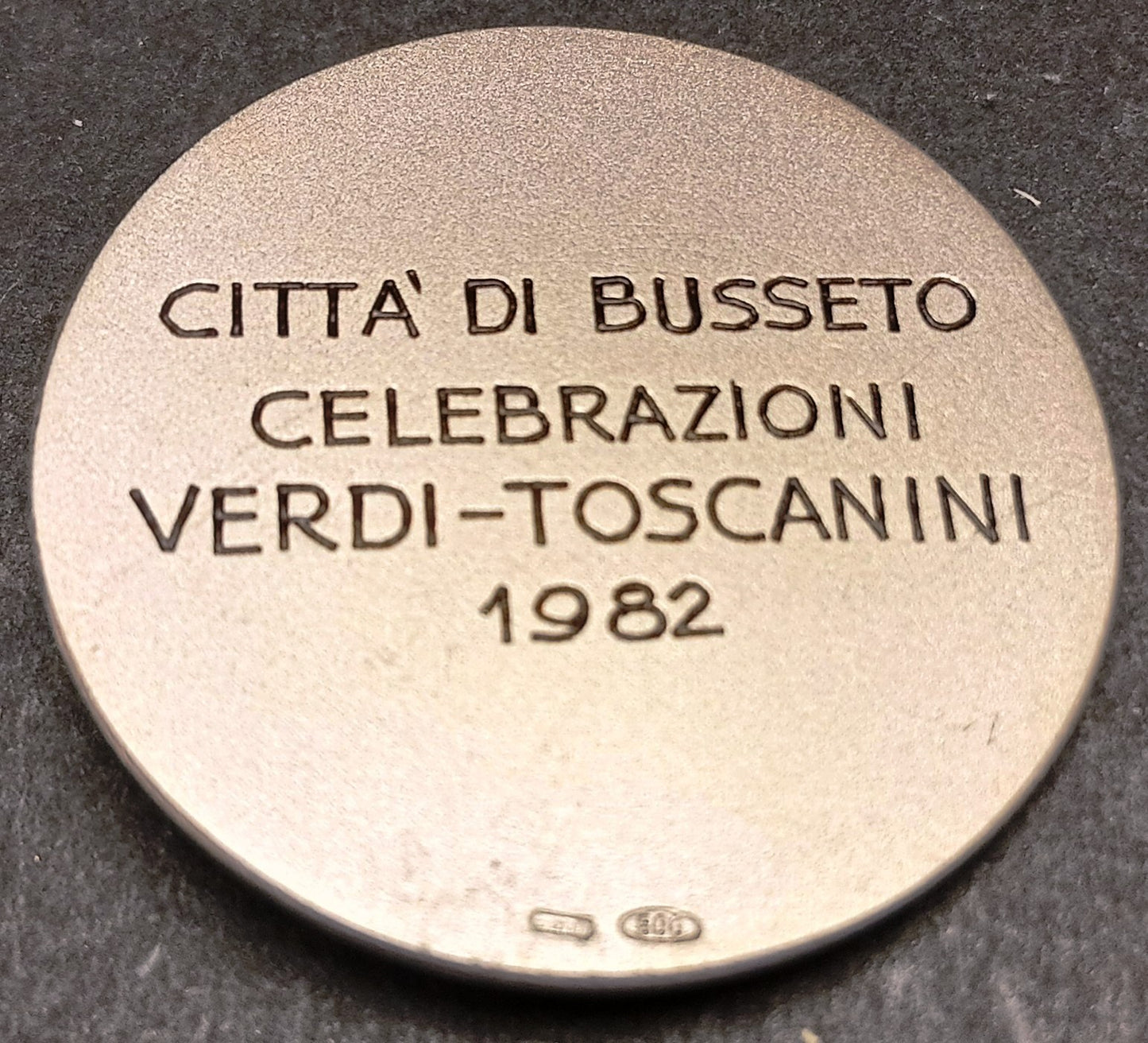 CB- Medaglia Citta' di Busseto celebrazioni Verdi Toscanini - argento - GTTS179