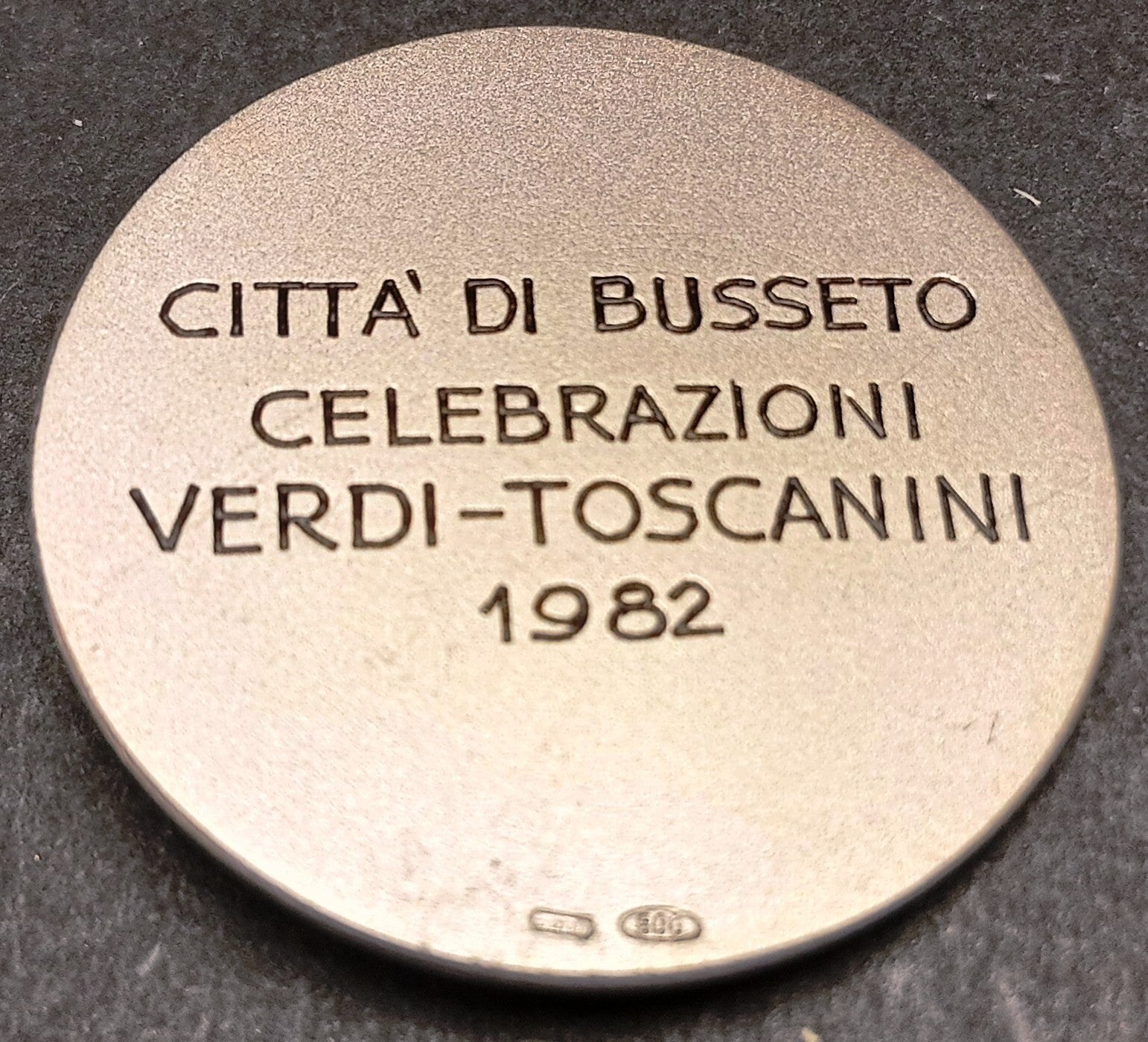 CB- Medaglia Citta' di Busseto celebrazioni Verdi Toscanini - argento - GTTS179