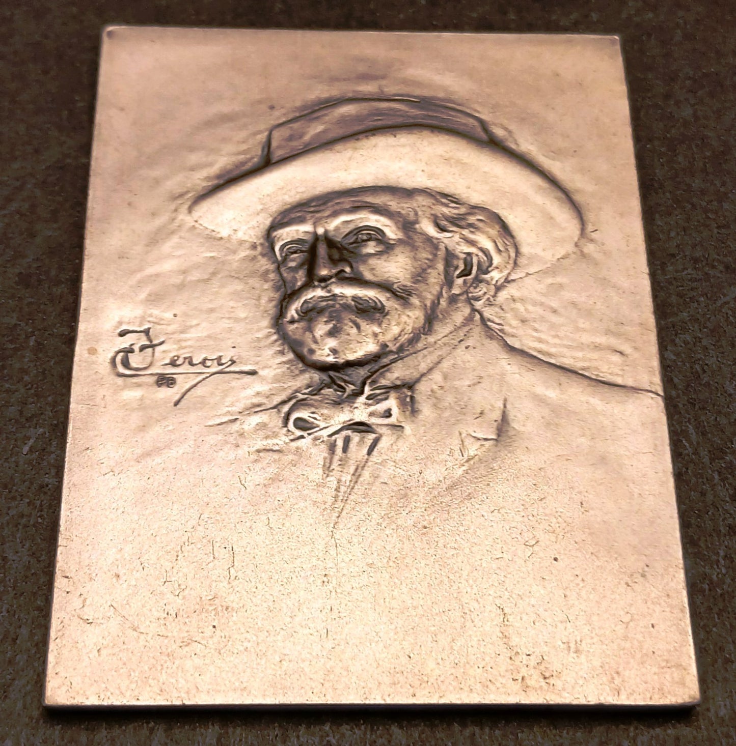 CB- Placca Teatro Carani 1930 - 1980 Sassuolo Giuseppe Verdi - argento - GTTS168