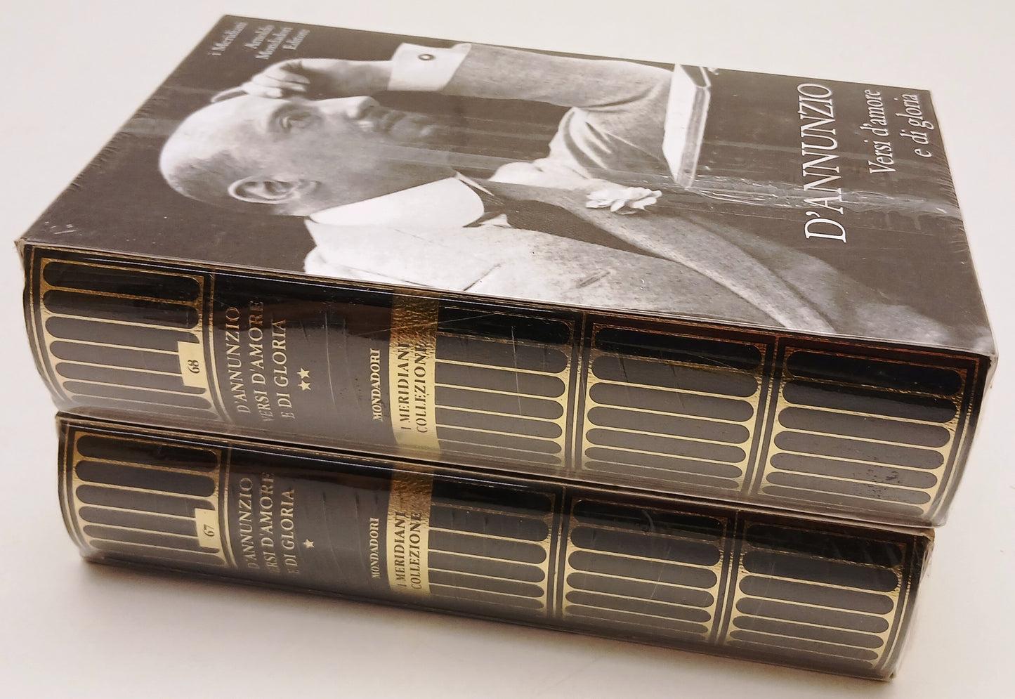 LN- VERSI D'AMORE E DI GLORIA 1/2 - D'ANNUNZIO- MONDADORI- MERIDIANI TV SEC- XFS