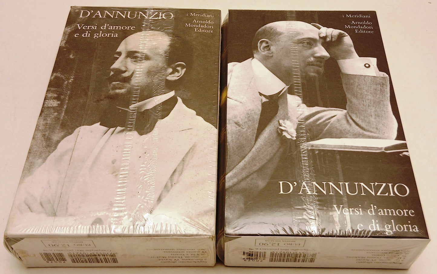 LN- VERSI D'AMORE E DI GLORIA 1/2 - D'ANNUNZIO- MONDADORI- MERIDIANI TV SEC- XFS