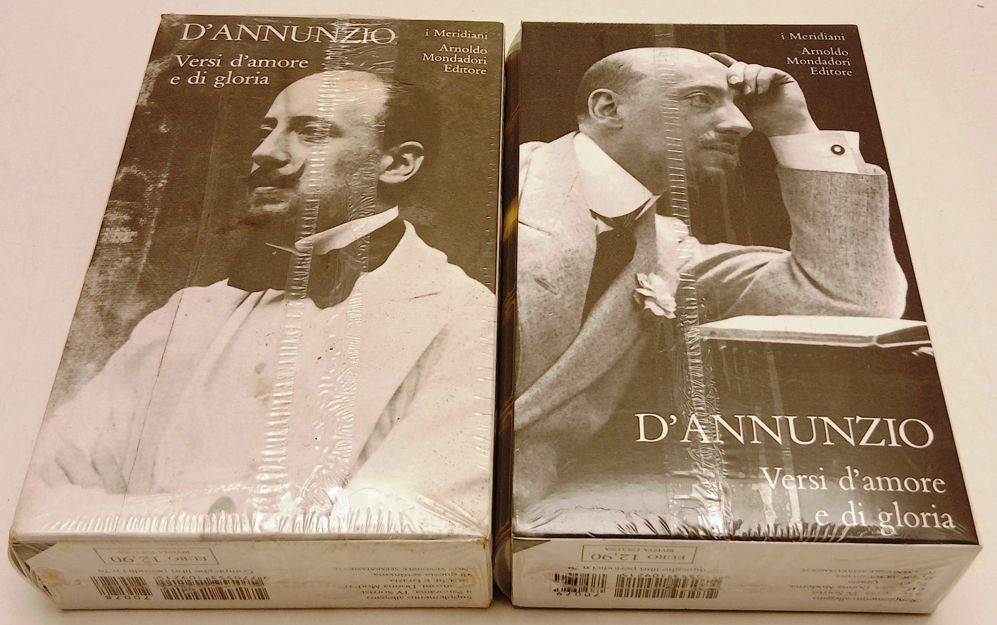 LN- VERSI D'AMORE E DI GLORIA 1/2 - D'ANNUNZIO- MONDADORI- MERIDIANI TV SEC- XFS