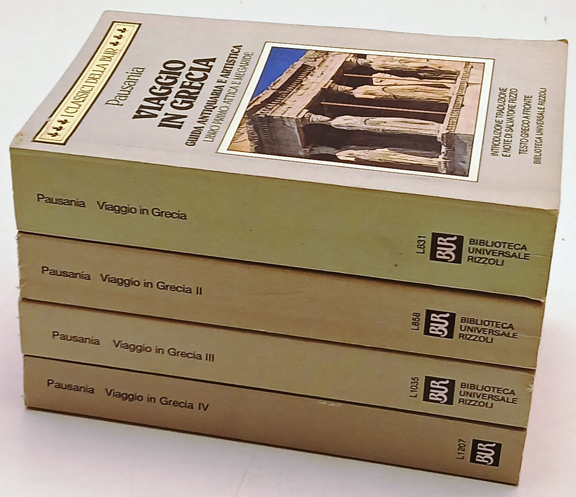 Viaggio in Grecia Libri I/IV Guida - Pausania - Rizzoli Classici della Bur - XFS