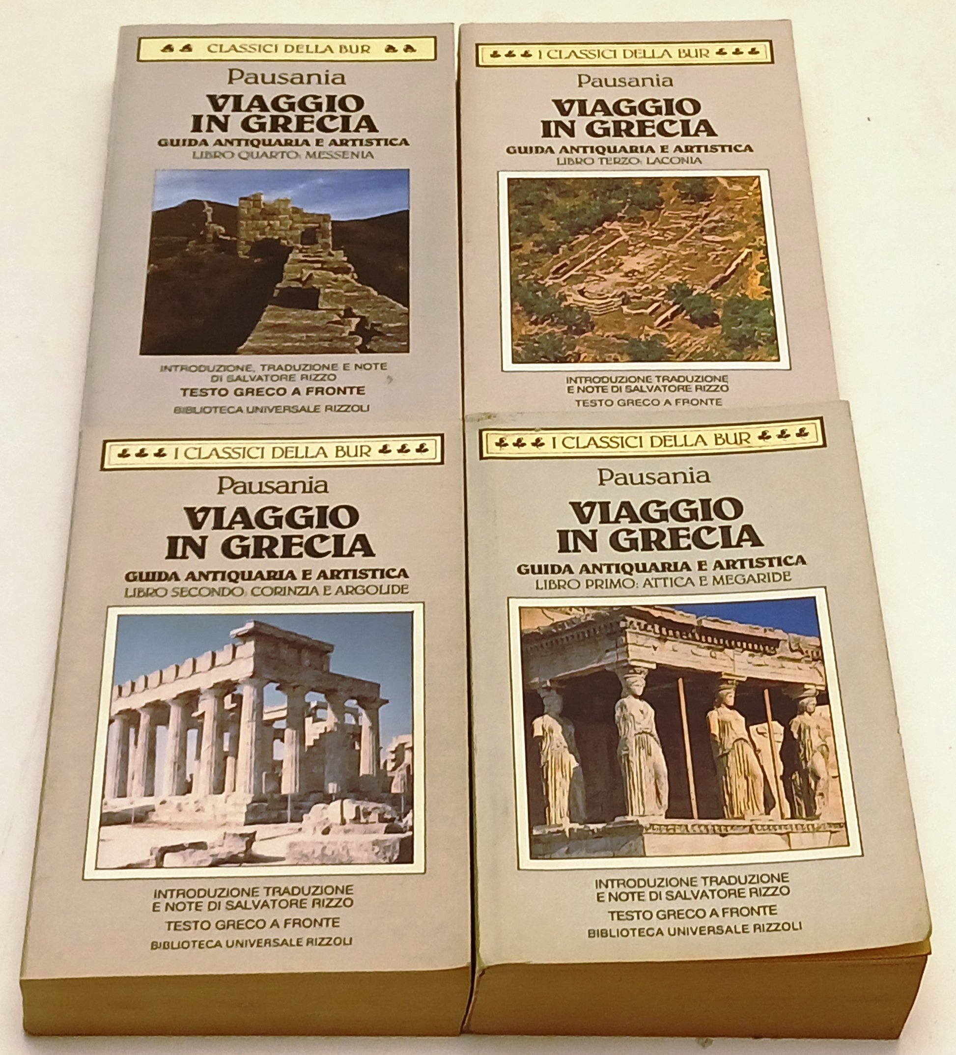 Viaggio in Grecia Libri I/IV Guida - Pausania - Rizzoli Classici della Bur - XFS