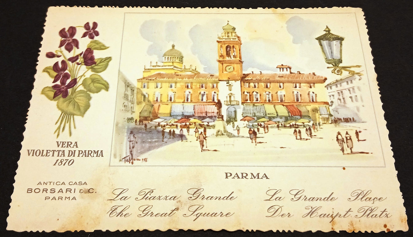CC- Cartolina - Vera Violetta di Parma 1870 - Antica Casa Borsari - RVSz194