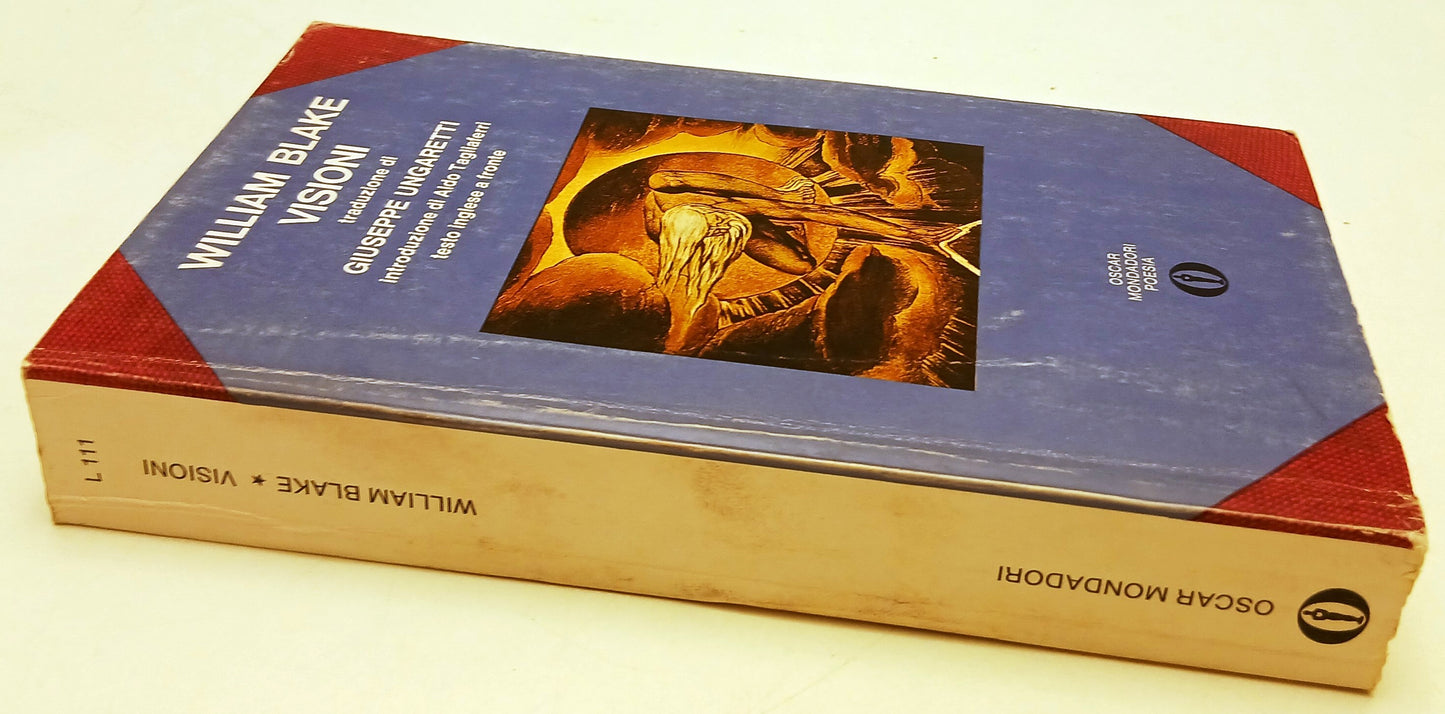 Visioni - William Blake - Mondadori Oscar poesia - 1a ed. 1973- inglese a fronte
