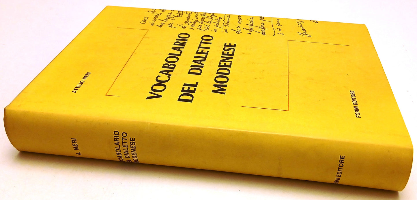 LZ- Vocabolario del dialetto modenese - Attilio Neri - Forni - 1981- CS- ZFS123