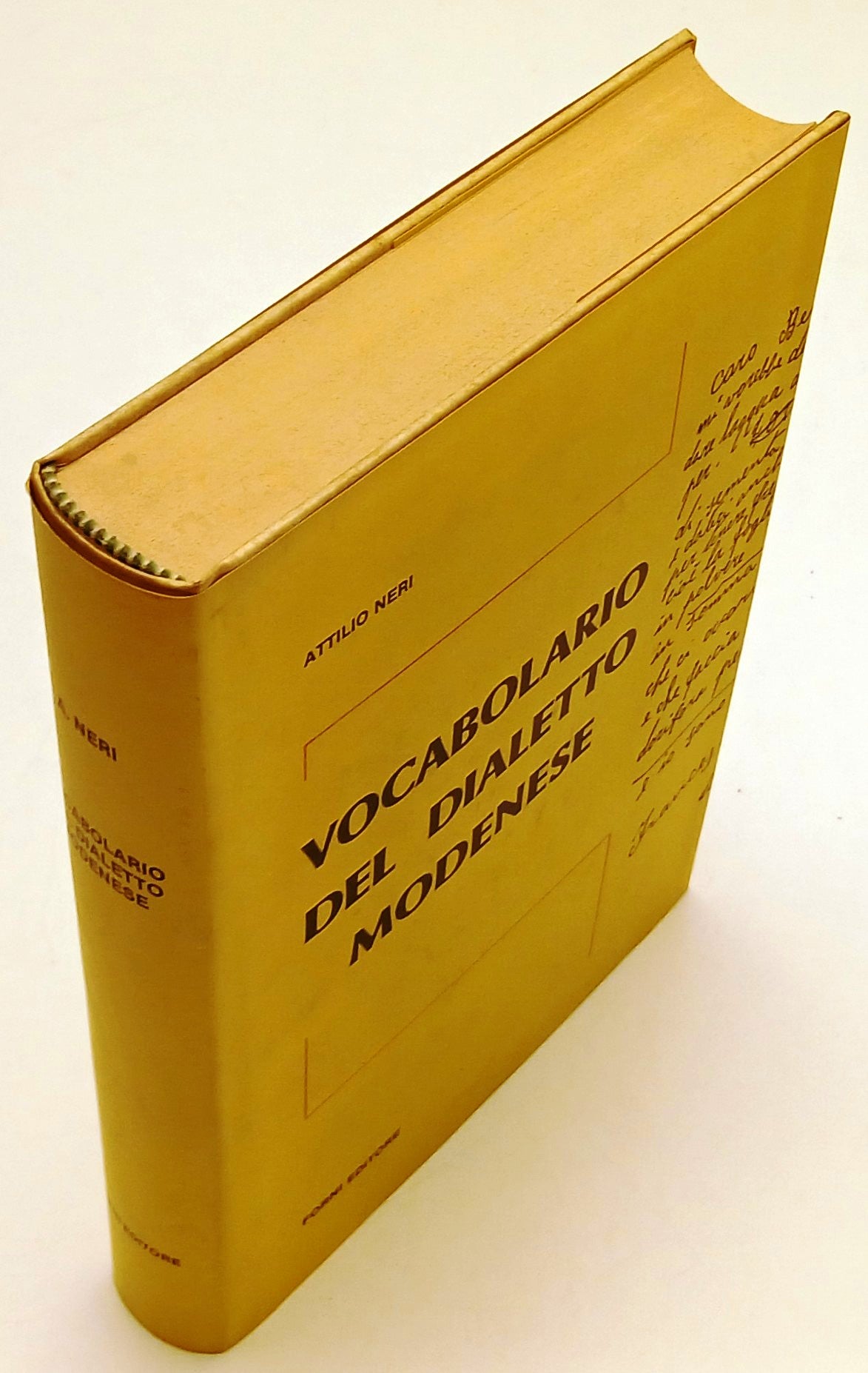 LZ- Vocabolario del dialetto modenese - Attilio Neri - Forni - 1981- CS- ZFS123