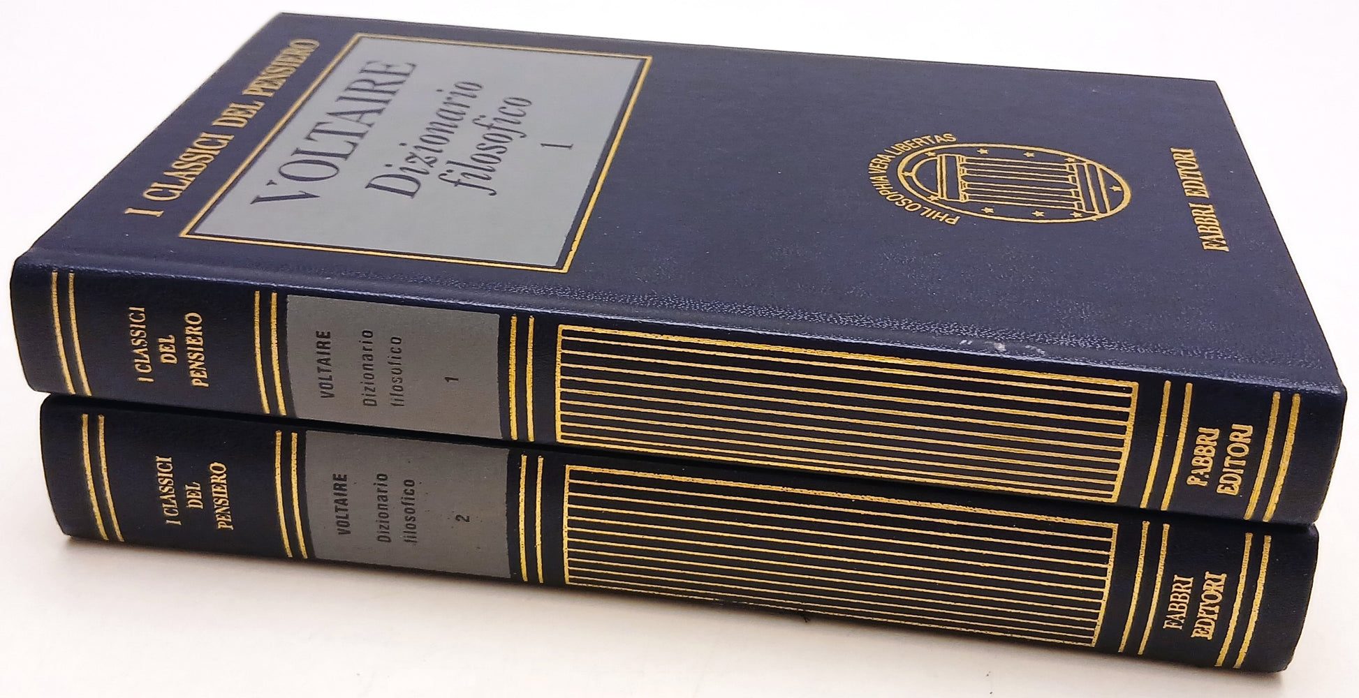 Dizionario filosofico 2 voll - Voltaire - Fabbri Classici del pensiero - XFS