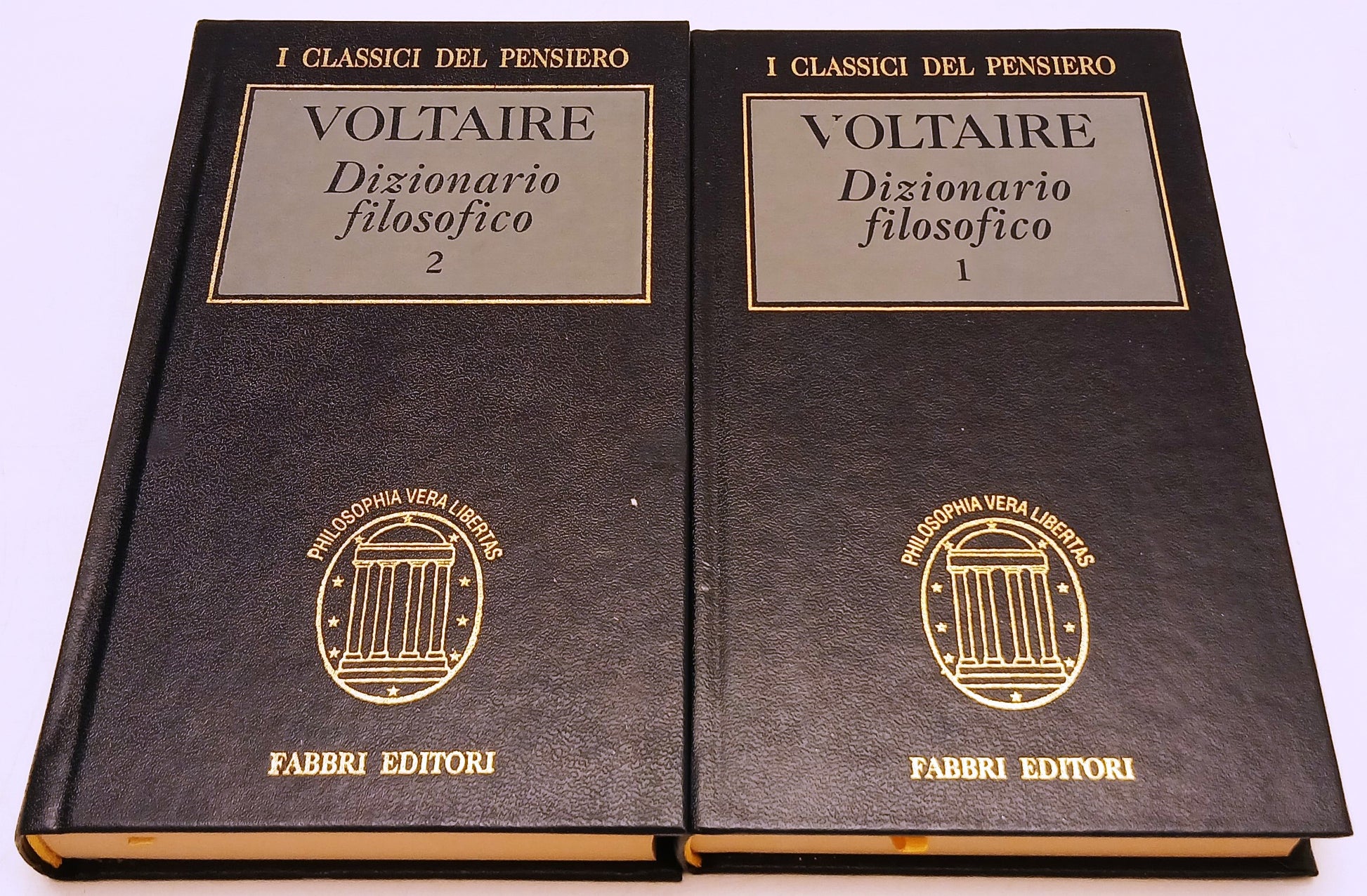 Dizionario filosofico 2 voll - Voltaire - Fabbri Classici del pensiero - XFS