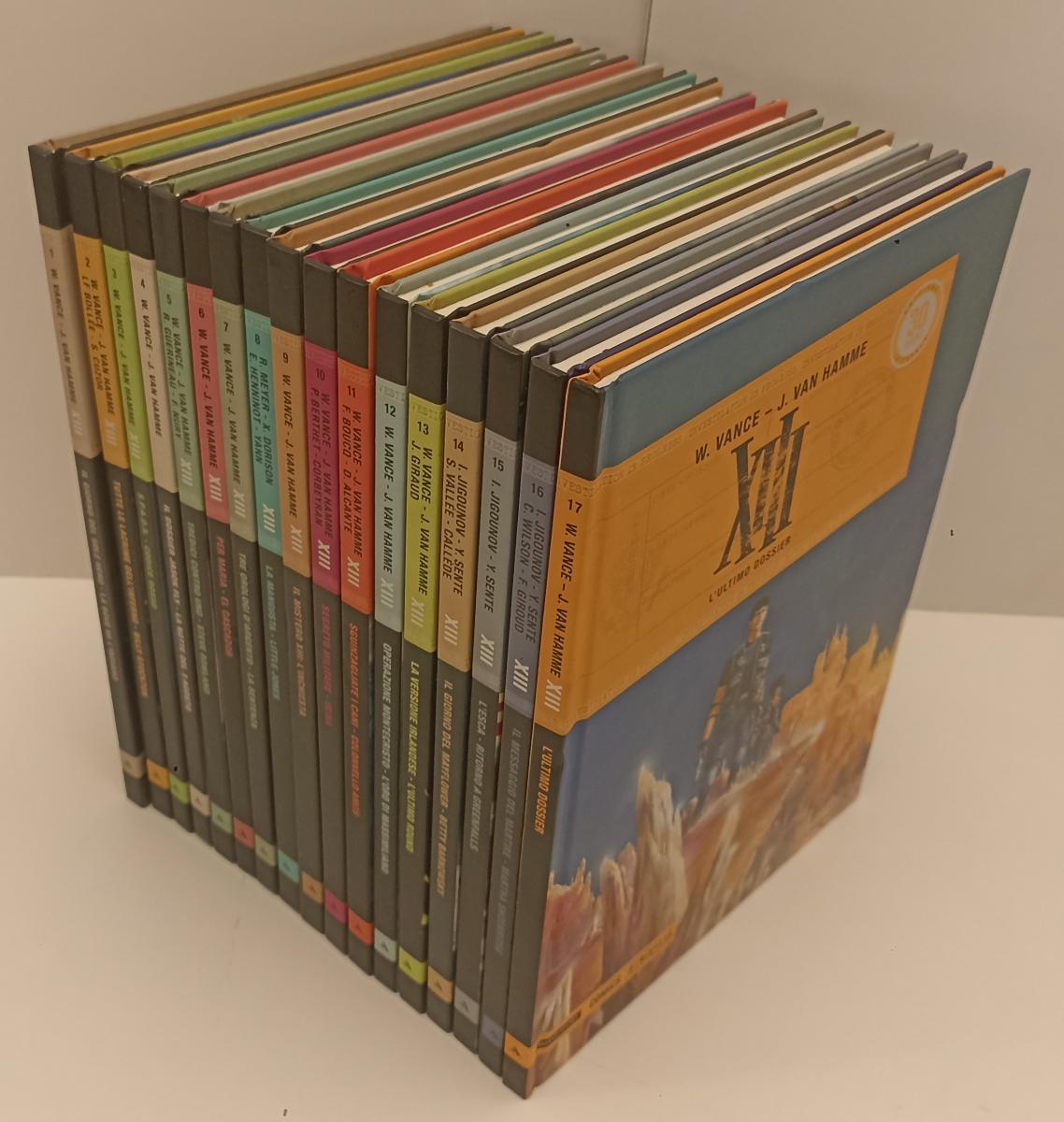 FV- XIII 1/17 COLLEZIONE COMPLETA - VAN HAMME VANCE - MONDADORI COMICS -- C- P24