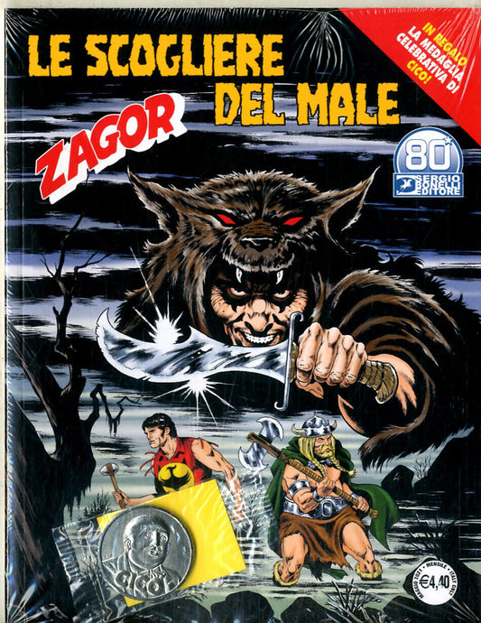 FB- ZAGOR 721 - MEDAGLIA CICO  BLISTERATO -- BONELLI -- B - M23