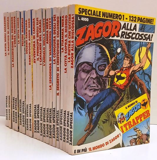 Zagor speciale 1/30 senza albetto - Bonelli - sequenza completa - C26