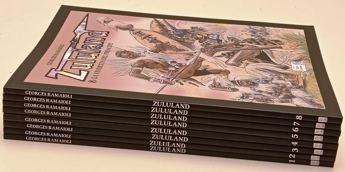Zululand 8 volumi - Georges Ramaioli - Segni d'Autore - L26