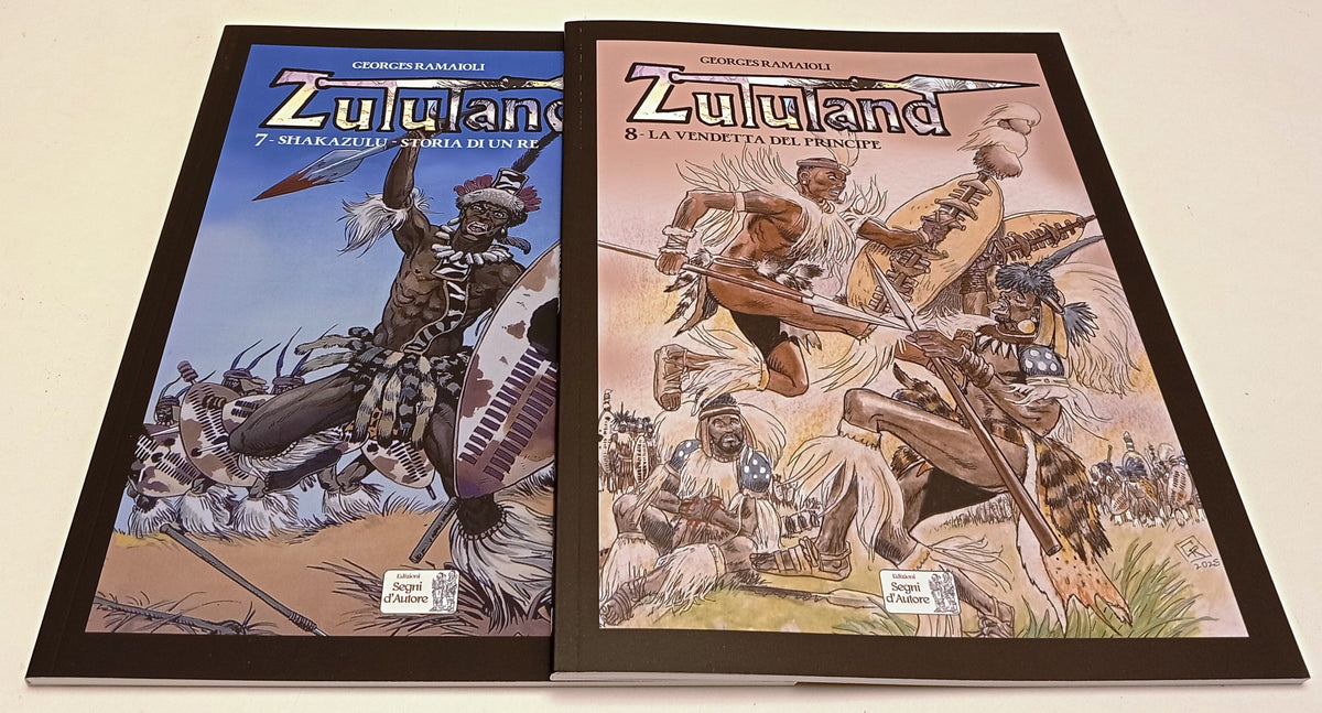 Zululand 8 volumi - Georges Ramaioli - Segni d'Autore - L26