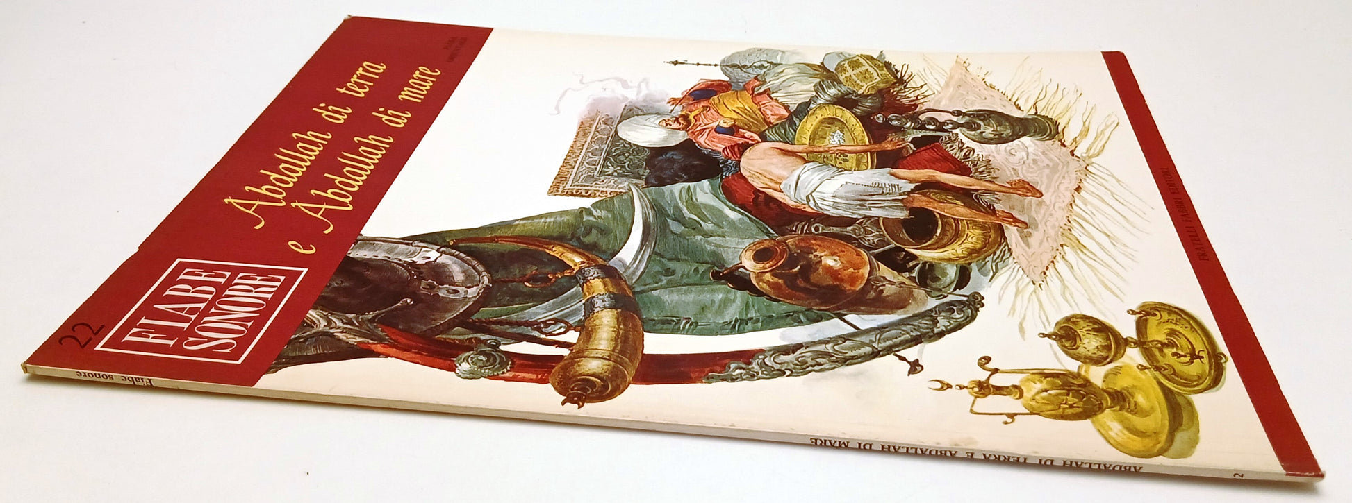 LB- FIABE SONORE N.22 ABDALLAH DI TERRA E MARE + disco 45 giri - FABBRI- RVSa739