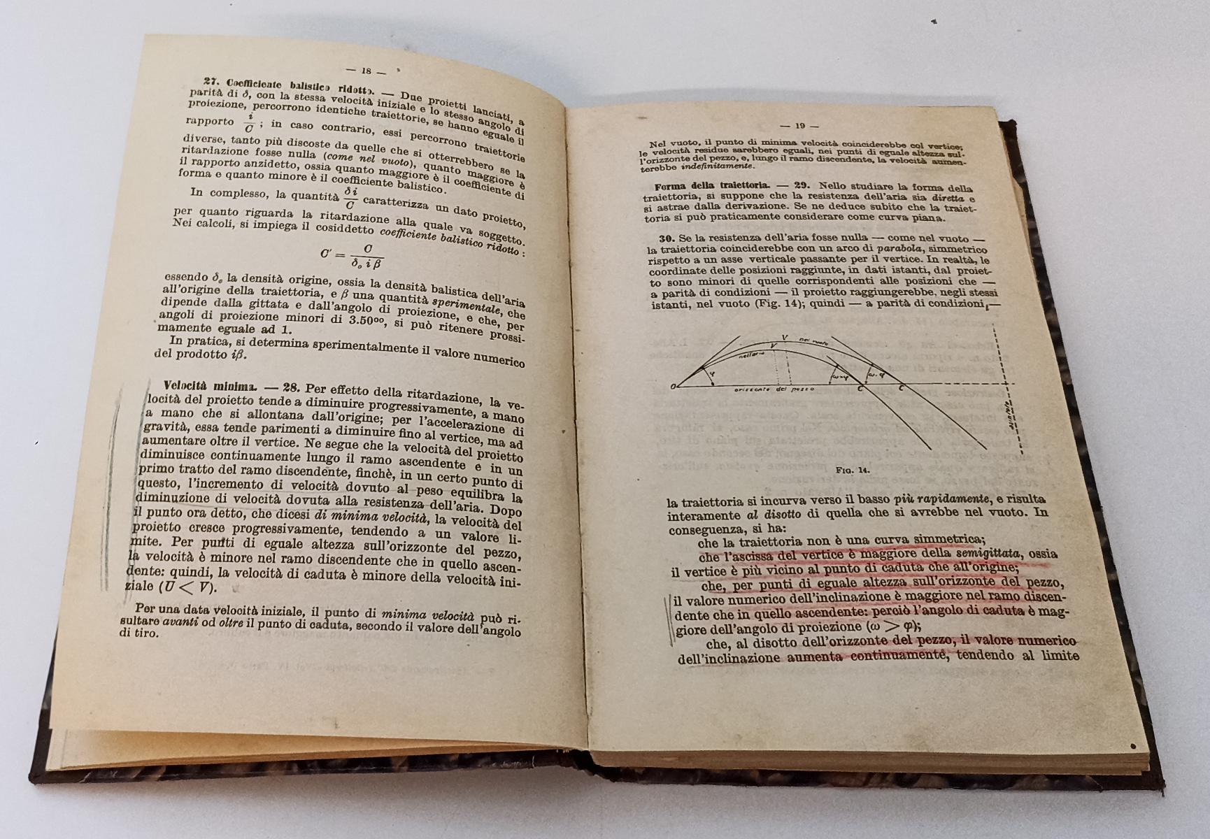 LM- ADDESTRAMENTO DELL'ARTIGLIERIA IV ISTRUZIONI TIRO - MINISTERO GUERRA- YFS151