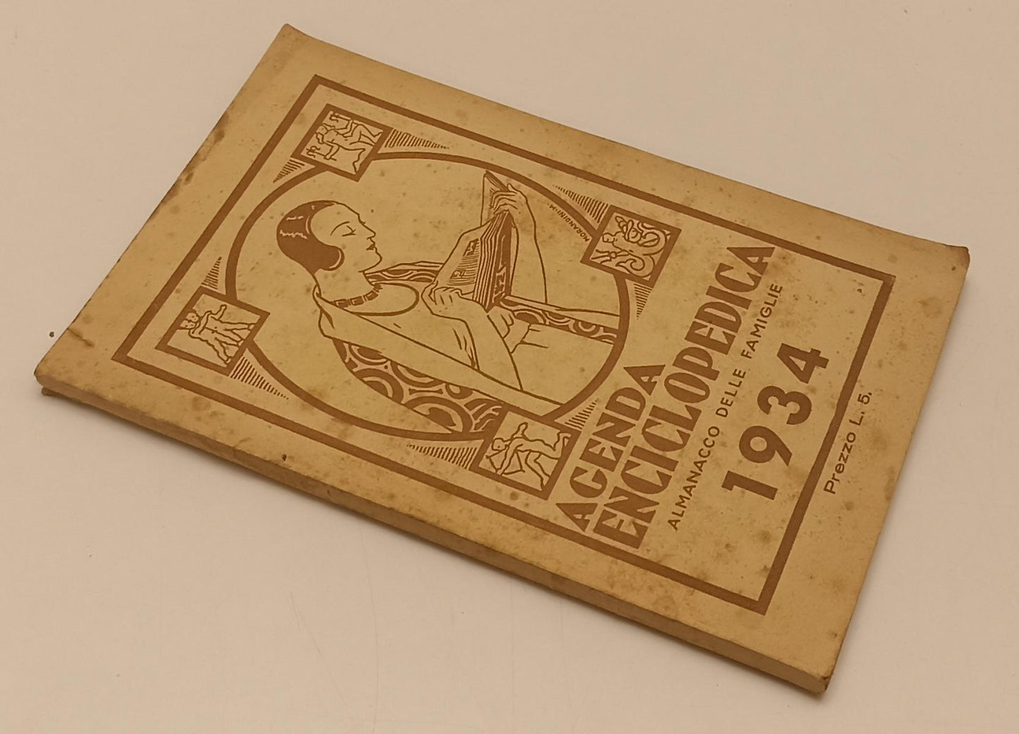 LZ- AGENDA ENCICLOPEDICA ALMANACCO FAMIGLIE 1934 - SCIENZA DEL POPOLO - B- XFS74
