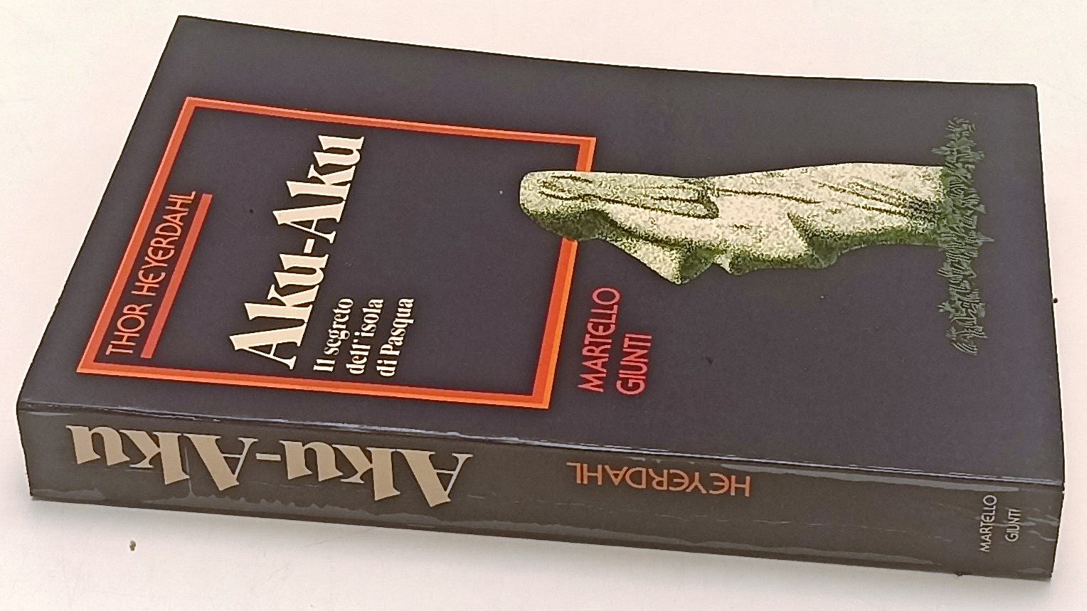 LZ- AKU AKU SEGRETO DELL'ISOLA DI PASQUA - HEYERDAHL- MARTELLO GIUNTI- B- XFS145
