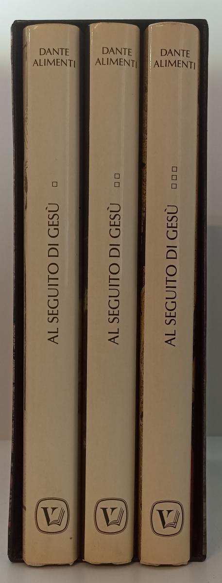 LD- AL SEGUITO DI GESU' COFANETTO 3 VOLUMI - ALIMENTI- VELAR--- 1987- CS- YFS714