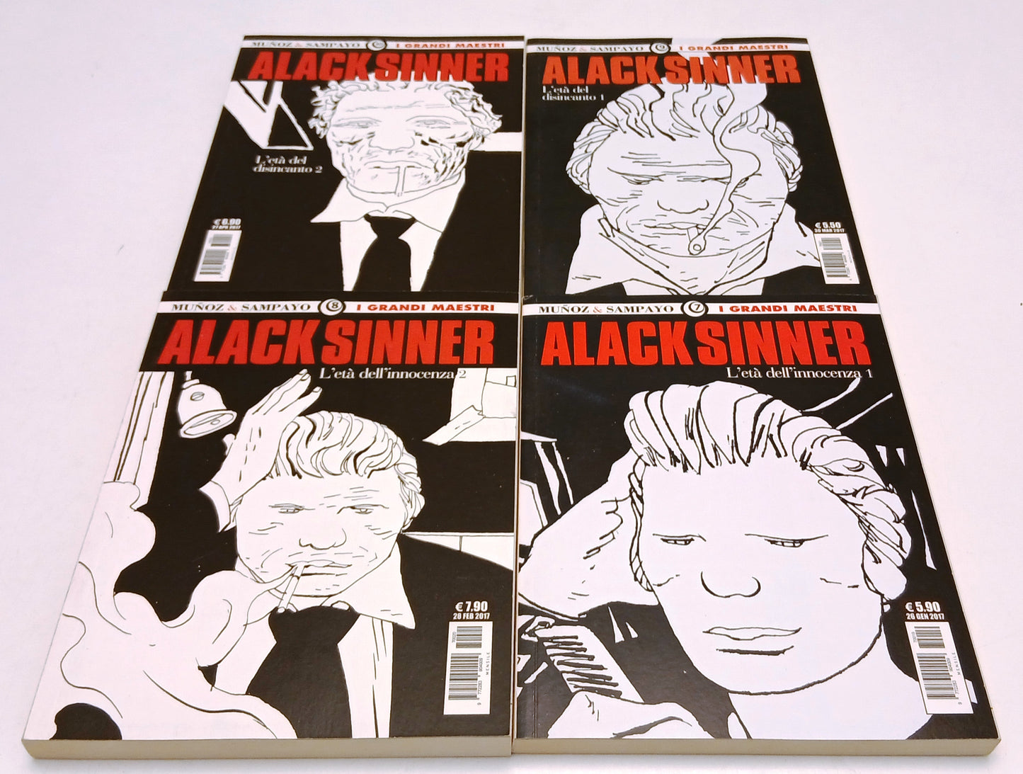 FB- ALACK SINNER 1/4 COMPLETA - MUNOZ & SAMPAYO- COSMO GRANDI MAESTRI- 2017- Z25