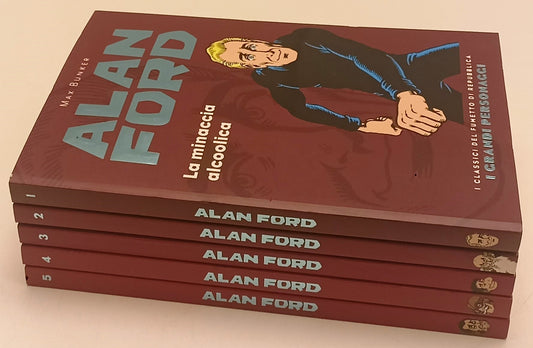 FC- ALAN FORD 1/5 COMPLETA- MAX BUNKER- FUMETTI REPUBBLICA GRANDI PERSONAGGI A25