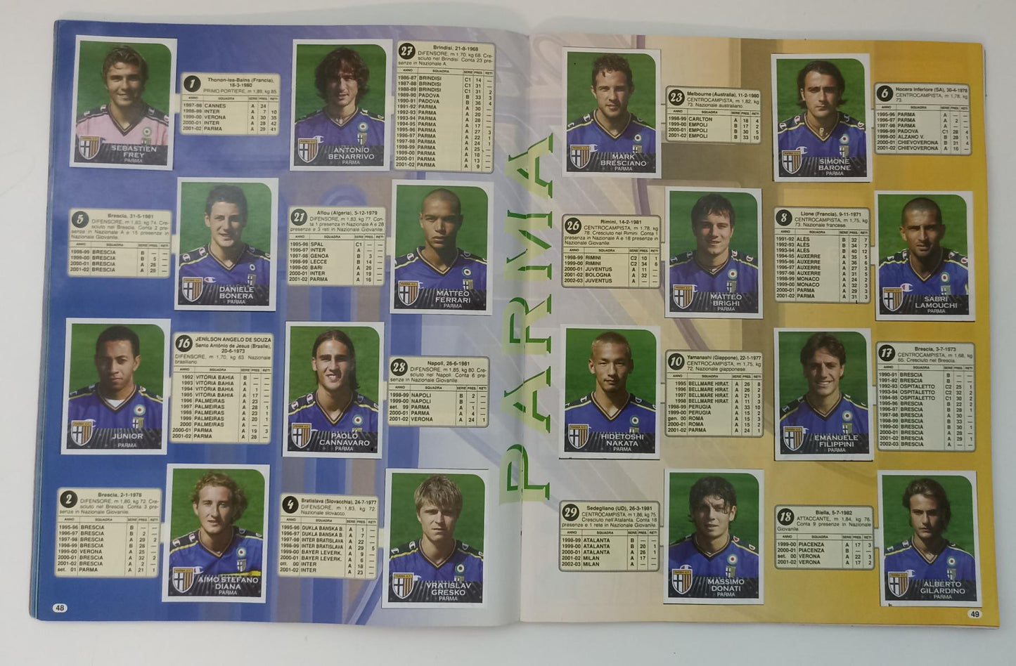 AA- ALBUM SPECIALE CALCIATORI PANINI 2002/2003 CORRIERE DELLO SPORT (-21) - LBM4