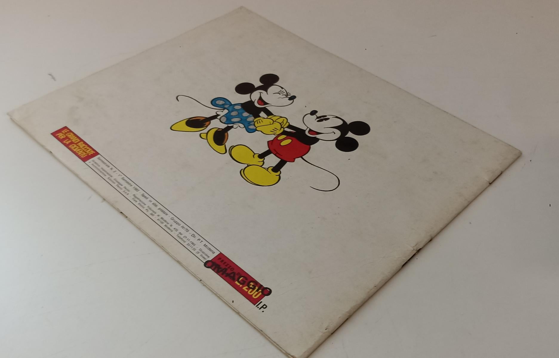 AA-  ALBUM FIGURINE WALT DISNEY PRODUCTIONS MICKEY STORY - PANINI - LBM12