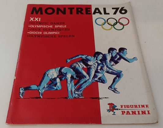 AA- ALBUM MONTREAL GIOCHI OLIMPICI OLYMPIC GAMES 76 PANINI SEMIVUOTO 1976 - LBM9