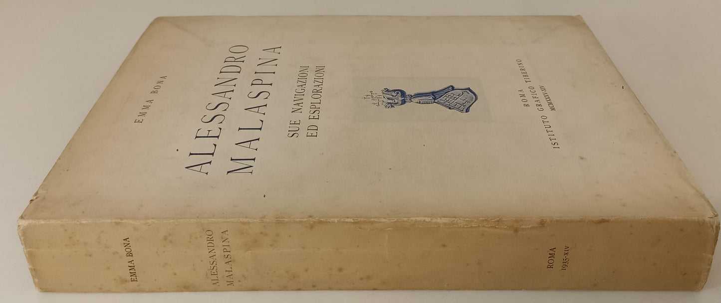 LZ- ALESSANDRO MALASPINA NAVIGAZIONI RARO- BONA- ROMA --- 1935 - B - YDS99