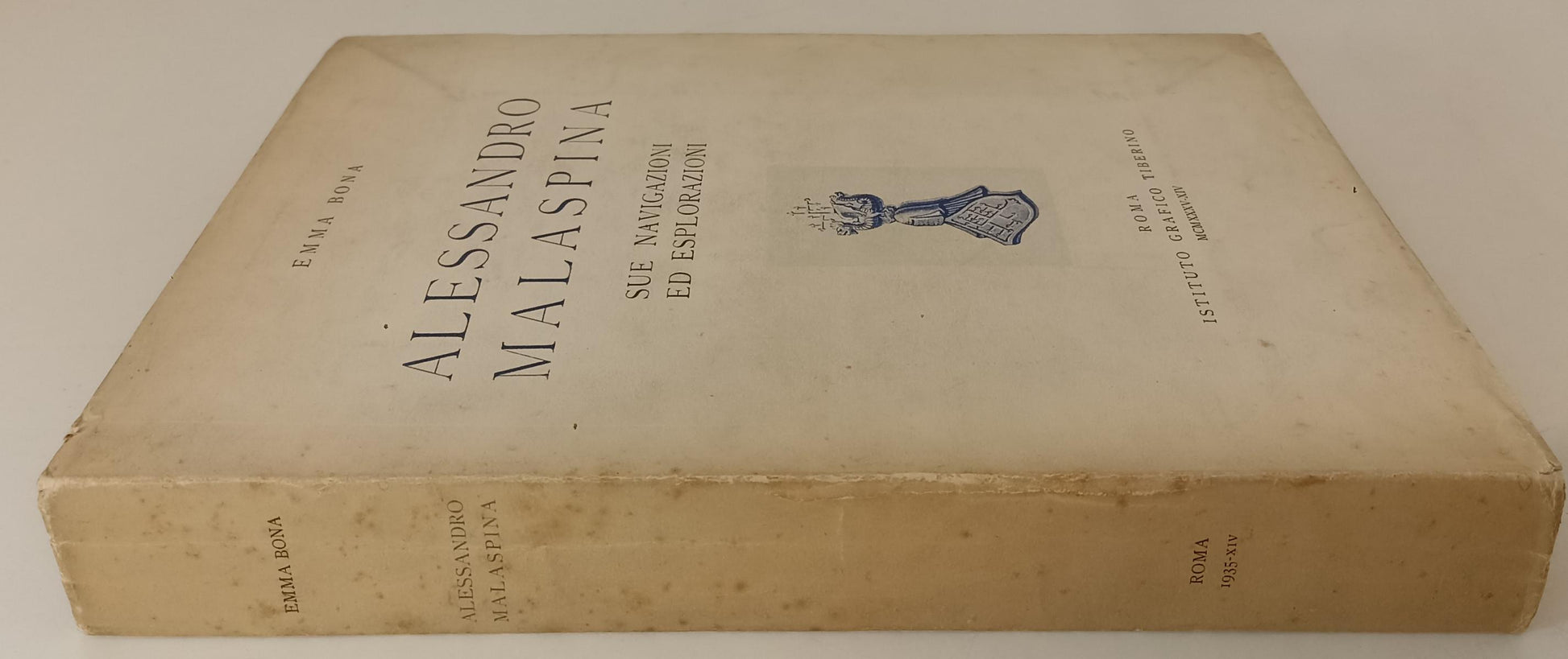LZ- ALESSANDRO MALASPINA NAVIGAZIONI RARO- BONA- ROMA --- 1935 - B - YDS99