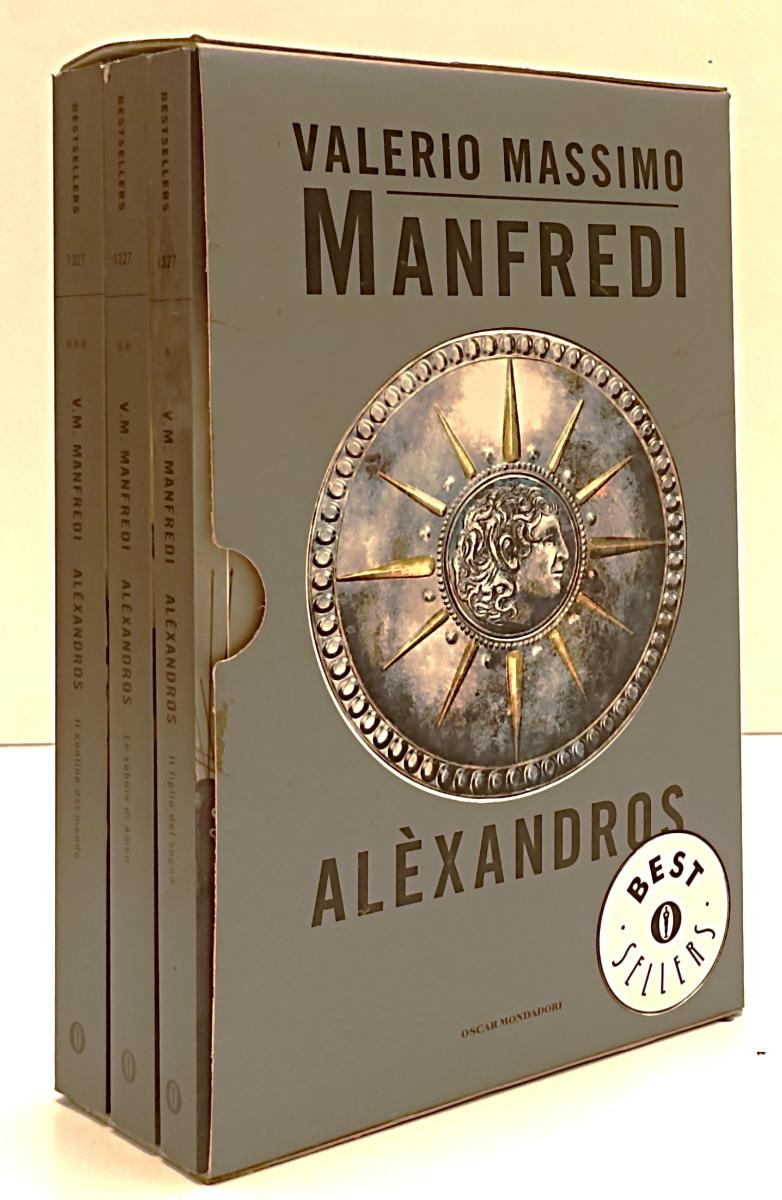 LN- ALEXANDROS COFANETTO 3 VOLUMI - VALERIO MASSIMO MANFREDI - MONDADORI- B- XFS