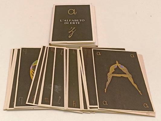 CV- L'ALFABETO DI ERTE MELODIA D'AUTUNNO FRUTTO PROIBITO 26 CARTOLINE - YFS671