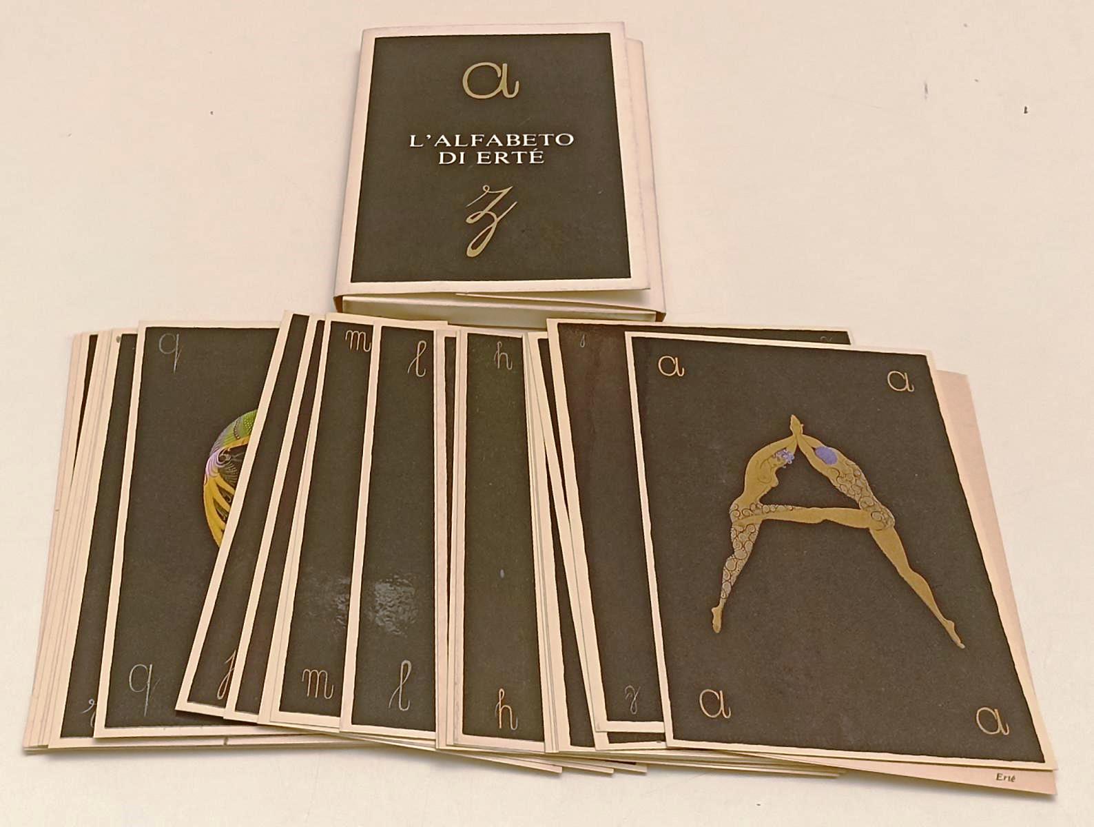 CV- L'ALFABETO DI ERTE MELODIA D'AUTUNNO FRUTTO PROIBITO 26 CARTOLINE - YFS671