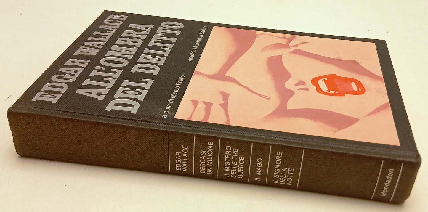 LG- ALL'OMBRA DEL DELITTO- EDGAR WALLACE- MONDADORI- OMNIBUS GIALLI-- 1980- C- XFS