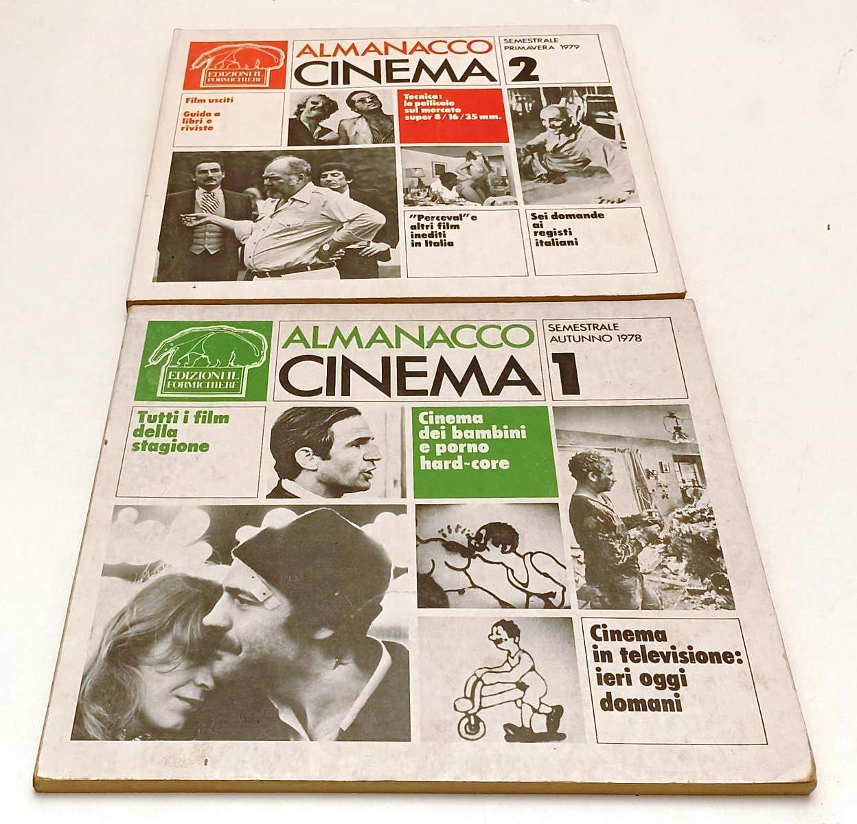 LW- ALMANACCO CINEMA 2 VOLUMI SEMESTRALE AUTUNNO 1978/PRIMAVERA 1979 - B- YFS557