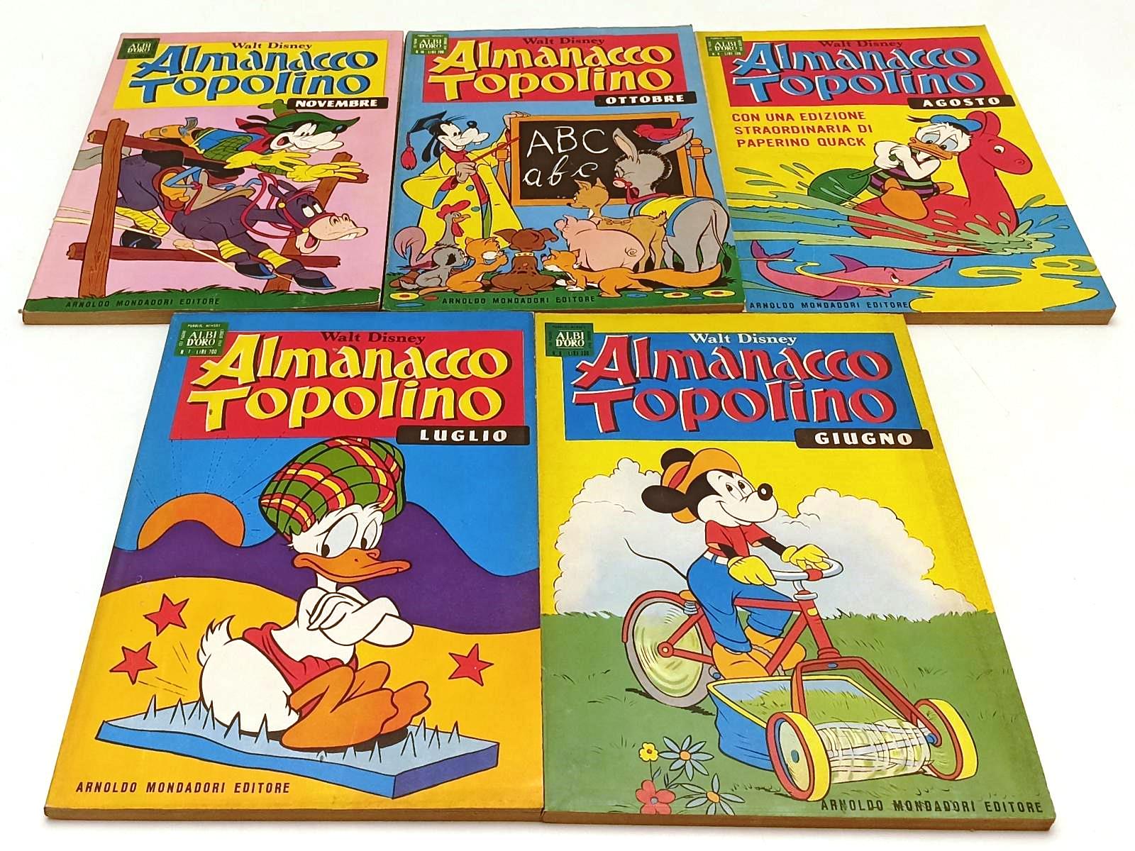 FD- ALMANACCO TOPOLINO ANNATA 1969 COMPLETA -9,12 -- DISNEY MONDADORI - B - Q24