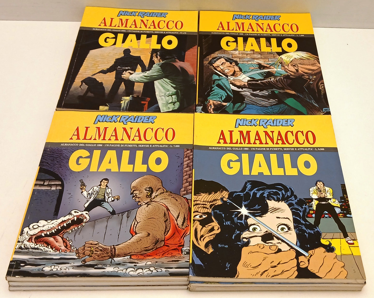 FB- NICK RAIDER  ALMANACCO DEL GIALLO 1993/2004 COMPLETA -- BONELLI -- B- H25