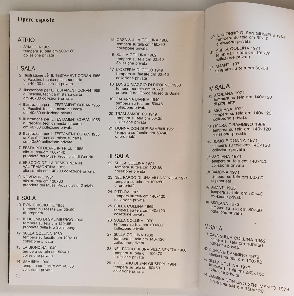 LT- ALTIERI 1949/1979 CATALOGO MOSTRA A CURA DI BRUNO PATUNA - 1979 - B - XFS171