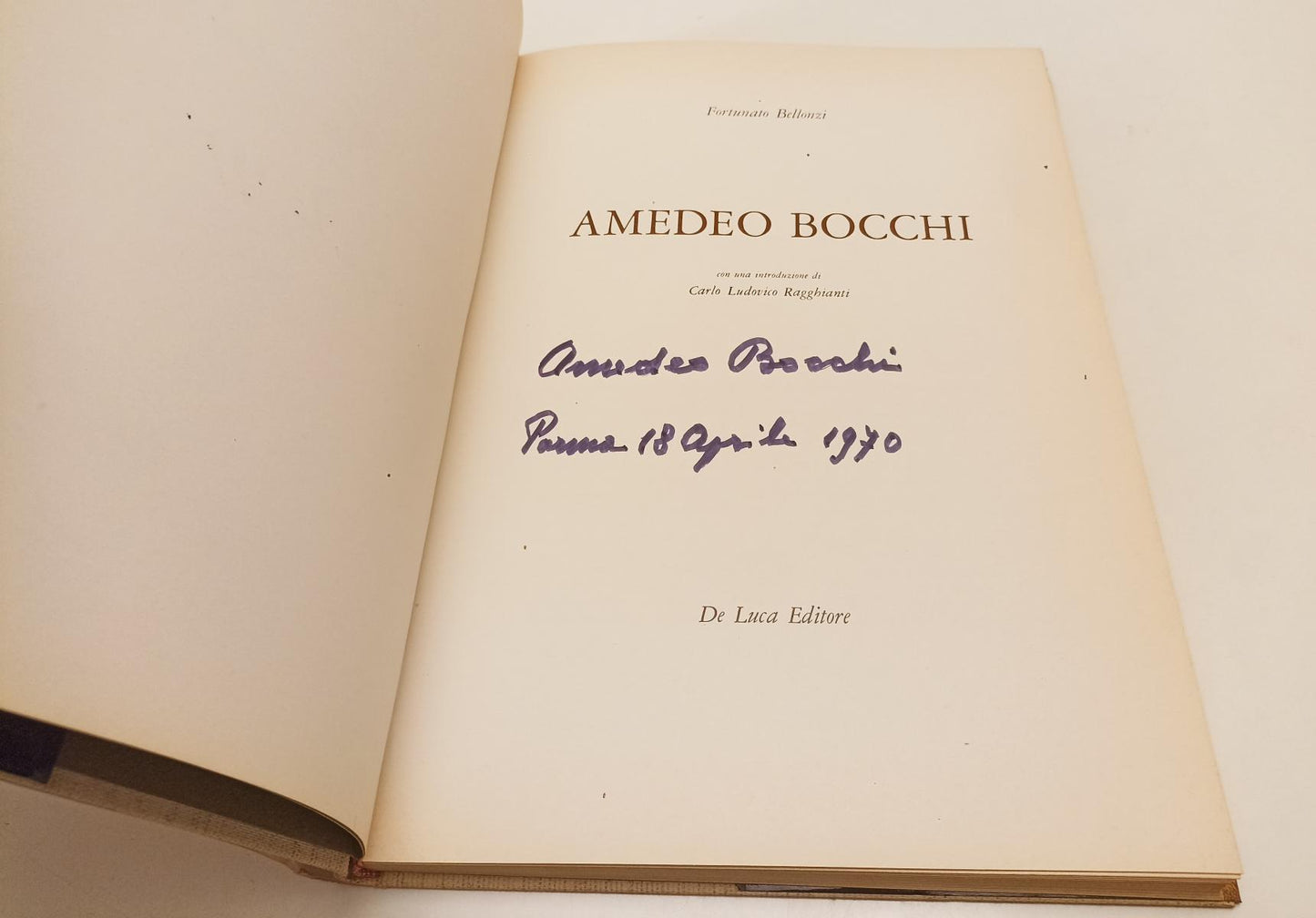 LT- AMEDEO BOCCHI CON AUTOGRAFO- FORTUNATO BELLONZI- DE LUCA--- 1970- CS- ZFS319