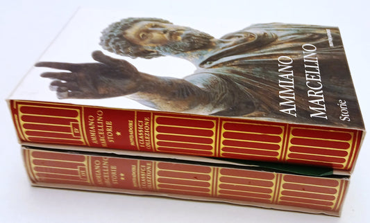LN- STORIE 2 VOLUMI- AMMIANO MARCELLINO- MONDADORI TV SEC- CLASSICI GRECI LATINI- XFS