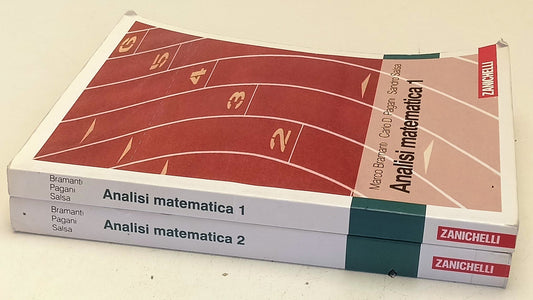 LZ- ANALISI MATEMATICA VOLUMI 1/2 - BRAMANTI PAGANI- ZANICHELLI- 2008- B- YFS309